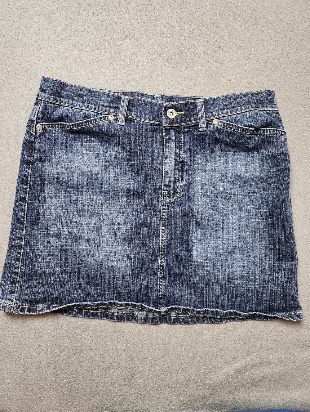 725 Originals 90s Y2k jean denim mini skirt size large